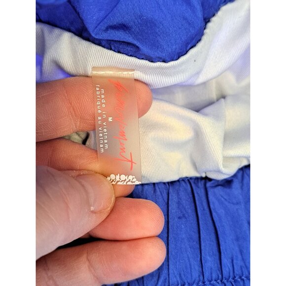 FP Movement By Free People The Way Home Shorts Blue Elastic Waist Womens Size M - Picture 6 of 14